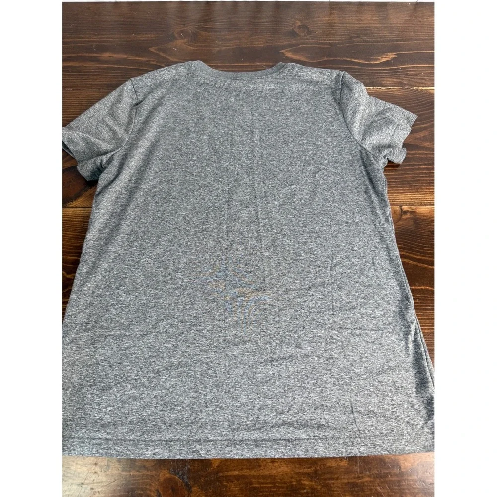 Nike Dri-FIT Gray T-Shirt Soccer Graphic Tee Women's Medium Athletic Top & Pants